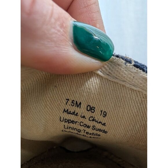 Josh Rogers blue suede shoes slip on women's size 7.5 summer travel SH2 - Picture 8 of 8